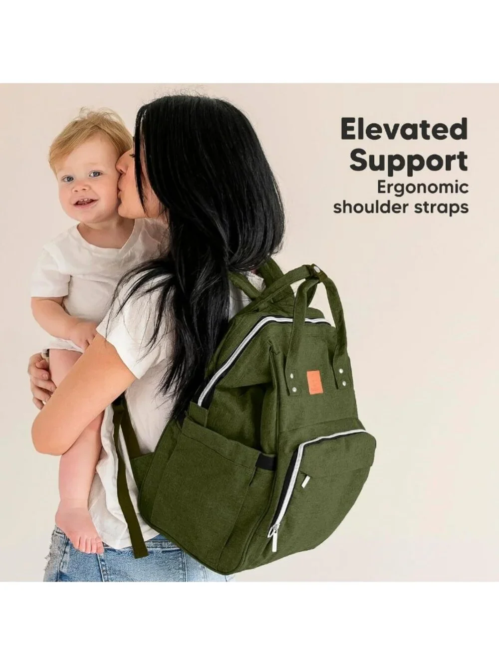 Large Waterproof Baby Diaper Bag Backpack | Multi-Functional Travel Essentials